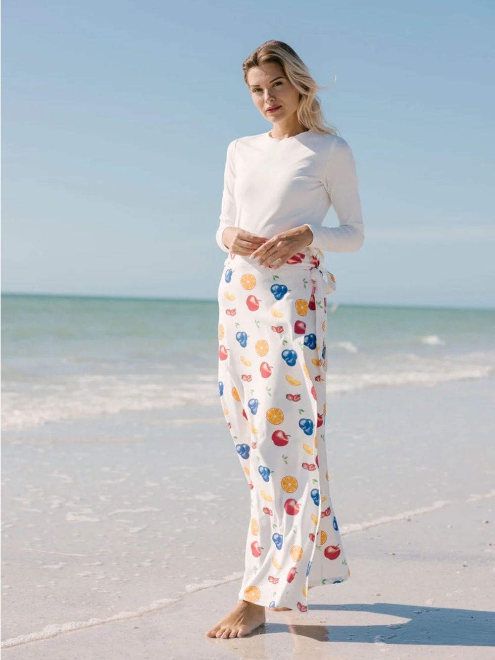 Aleeza Paris Blanca Wrap Skirt